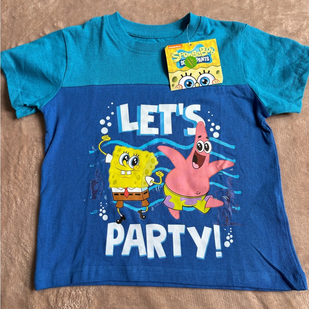 SpongeBob SquarePants Turquoise Tee